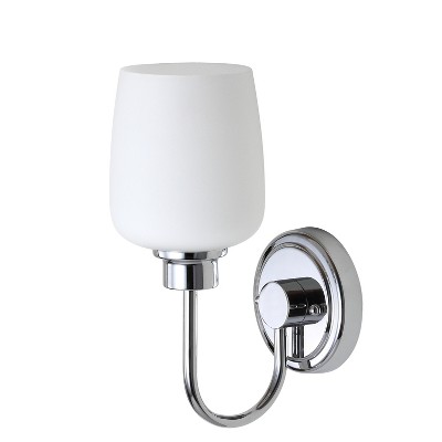 Elegant Chrome 7.5" Contemporary Bathroom Vanity Sconce
