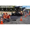 Traffic Safety Cones, PVC Orange Construction Cones with Reflective Collar,  Traffic Cones for Parking Lot, Road Safety - 3 of 4