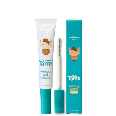T is for Tame - Taming Gel Wand, Natural Flyaway Tamer for Kids & Adults, Smooths Baby Hairs, Frizz & Static – Alcohol-Free, Vegan, 0.5 fl oz