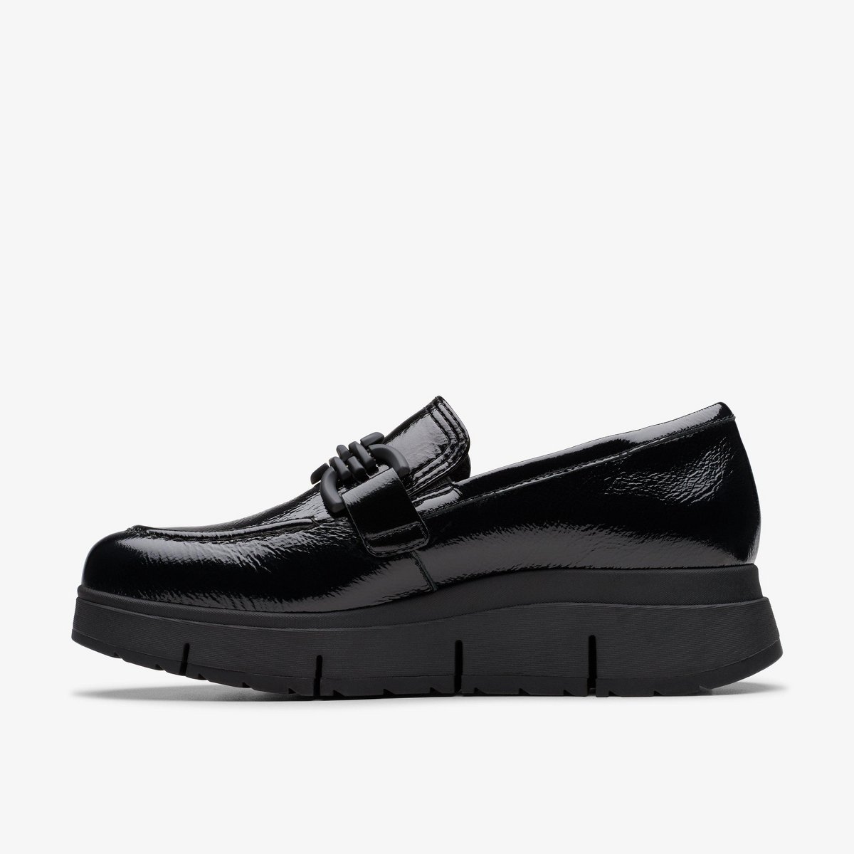 Обувь Clarks Womens Loriini Izzy Black Patent Shoes 9 Medium — фото 2