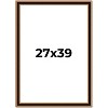 PosterPalooza | Weathered Gold Picture Frame - UV Acrylic, Foam Board Backing, Hanging Hardware - 2 of 4