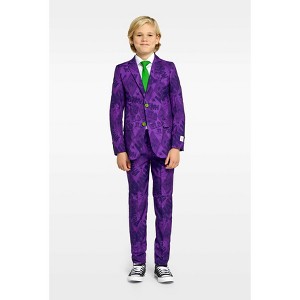 OppoSuits Teen Boys Suit - The Joker - Purple - 1 of 4