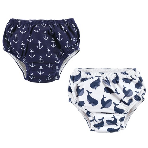 Hudson Baby Infant Boy Swim Diapers, Whale Anchor, 18-24 Months : Target