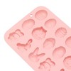 Unique Bargains Chocolate Mould 18-Cavity Easter Egg & Bunny Candy Mould Hand Wash 7.76"x5.04"x0.51" 1 Pc - 4 of 4