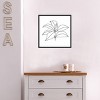 16" x 16" Foliage Contour III by Annie Warren Framed Canvas Wall Art - Amanti Art: Modern Lithograph, Sawtooth Back Mount - 4 of 4