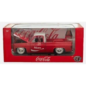 M2 MACHINES 1973 CHEVROLET CHEYENNE 10 SQUAREBODY 1:24 COCA-COLA MOM - 1 of 3