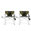 KTMBDW 2-piece Oversized Padded Folding Outdoor Chair with Storage Pockets and convenient side table for indoor,Outdoor Camping, Picnics and Fishing - 4 of 4