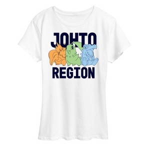 Women's - Pokémon - Johto Region Short Sleeve Graphic T-Shirt - 1 of 4