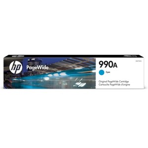 HP Inc. 990A Cyan Original PageWide Cartridge, ~8,000 pages, M0J73AN - 1 of 4