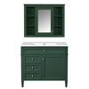YOOCOZZ 36'' Bathroom Vanity with 2 Soft Closing Doors and 4 Drawers - 2 of 4