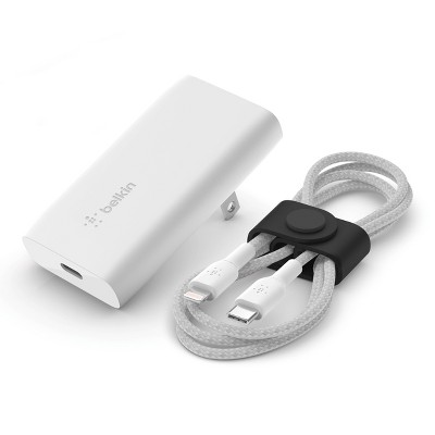 Belkin Boost Charge (30W) GaN Phoenix Bundle Braided Cable + Strap