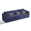 Gymojoy 71"/99.3"/118.1" Loveseat Cloud Sofa Modular Sectional Couch with Deep Seat for Living Room - 3 of 4