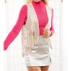 Women's Rhinestone Cowgirl Suede Fringe Vest - VOCAL APPAREL - 4 of 4