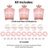 Big Dot of Happiness Rose Gold Grad - 2025 Graduation Party Decor and Confetti - Terrific Table Centerpiece Kit - Set of 30 - 3 of 4