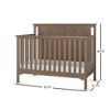 Child Craft Hampton Flat 4-in-1 Convertible Crib, Converts to Day Bed, Toddler & Full Size Bed, 3 Mattress Positions, Baby Safe Finish (Dusty Heather) - 2 of 4