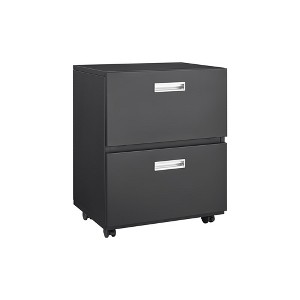 Metal Mobile File Cabinet, Under Desk Metal Filing Cabinet, Printer Cabinet With Storage, Rolling Filing Storage Cabinet For Office Home - 1 of 4