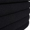 Vynxaria Ebony Black Boucle Fuji 49" Upholstered Oval Storage Bench - 3 of 4