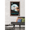 Trends International NFL Miami Dolphins - Neon Helmet 23 Framed Wall Poster Prints - 2 of 4