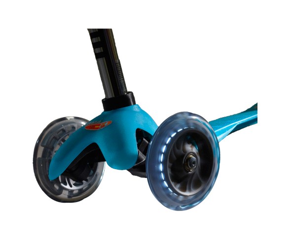 Micro Kickboard - Micro Mini Plus Lighted Wheels Scooter - Aqua
