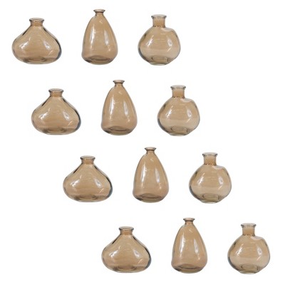 Wavy Glass Bud Vase (Set of 12)
