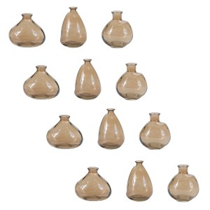 Wavy Glass Bud Vase (Set of 12) - 1 of 4