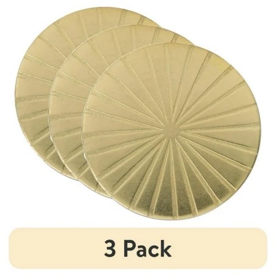 LunaLulinlk (3 pack) 2.25" Single Gold Finish Metal Round Wall Hook