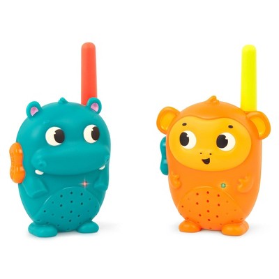 Image of B. toys Walkie-Talkie Set - Hippo & Monkey