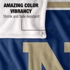 Us Naval Academy Primary Logo Stripes Silky 50x60 Blanket, 1 Sided - 4 of 4