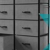 INFURNIC Utility Storage Cabinets 8 Drawer Multi-Functional Tall Dresser Ideal for Organization in Kids Rooms and Beyond, Gray, 31.5"*11.8"*36.4" - 4 of 4
