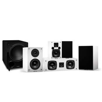 Fluance Elite High Definition Compact Surround Sound Home Theater 5.1 Speakers System