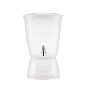 VEVOR Beverage Dispenser, 2.64 Gallon Drink Dispenser for Parties, Plastic Juice Dispensers with Spigot Ice Chamber, Clear - 1 of 4