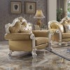 50" Picardy PU Chair Butterscotch/Antique Pearl - Acme Furniture - 2 of 4