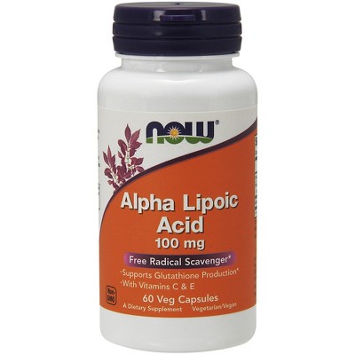 Alpha Lipoic Acid 100mg With E & C by Now Foods  -  60 VegCap