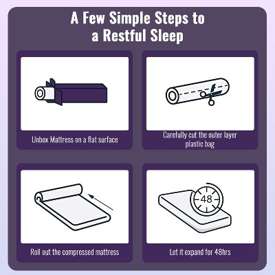 Twin White Gel Memory Foam Adjustable Bed Mattress