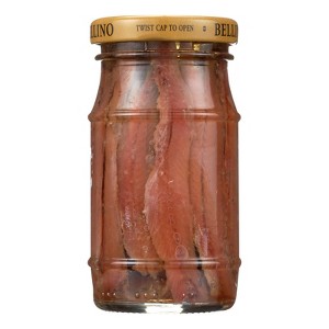 Bellino - Anchovies - Oil - Flat - Case of 12 - 4.25 oz - 1 of 2