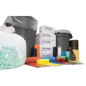 Inteplast Group High-density Interleaved Commercial Can Liners, 60 Gal ...