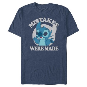Mens Lilo & Stitch Mistakes Were Made T Shirt - 1 of 4