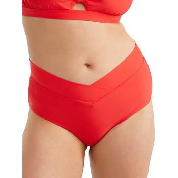 Birdsong Women's Tie Front Bikini Top - S10144 42g Eco Onyx : Target