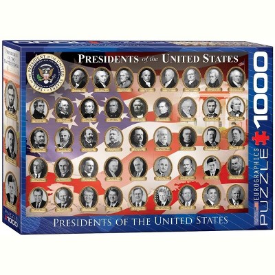 Eurographics Inc. Presidents of the United States 1000 Piece Jigsaw Puzzle
