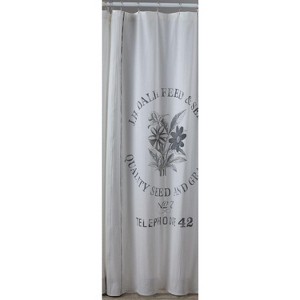 Park Designs Seed Sack Shower Curtain 72''X72'' - 1 of 4