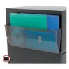 deflecto Magnetic DocuPocket Wall File, Legal/Letter Size, 15" x 3" x 6.38", Smoke - 2 of 4