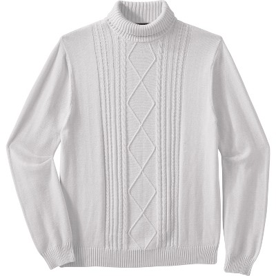 Liberty Blues Men's Big & Tall Shoreman's Cable Knit Turtleneck