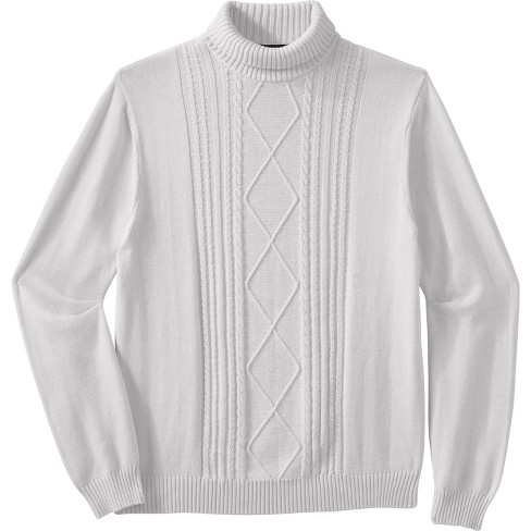 Essentials Mens 100% Cotton Rib Knit Turtleneck Sweater : :  Clothing, Shoes & Accessories