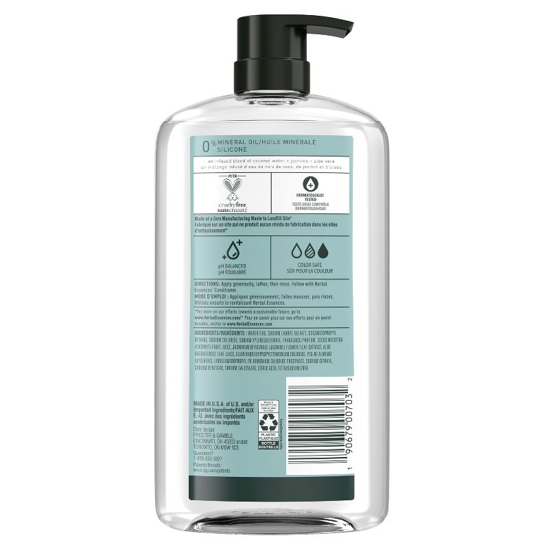 Herbal Essences Hydrating Shampoo with Coconut Water & Jasmine, 3 of 12