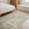 Vintage Washable Area Rug – Distressed Non-Slip Stain-Resistant Carpet for Living Room, Bedroom, Office - 2 of 4
