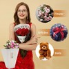Unique Bargains Bouquet Bag with Transparent Window Florist Gift Packaging for Birthday Christmas Wedding 10 Pcs - 4 of 4
