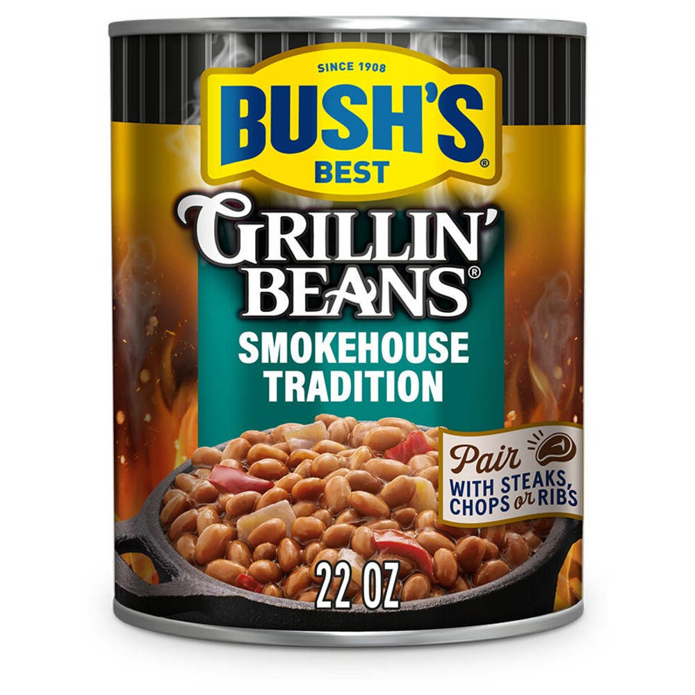 UPC 039400019121 product image for Bush's Gluten Free Smokehouse Tradition Grillin' Beans - 22oz | upcitemdb.com