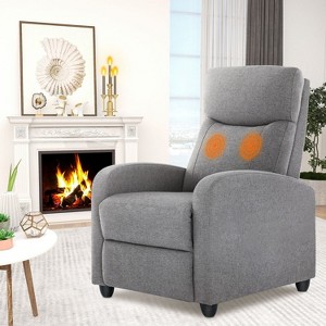 NicBex PU Leather Recliner Chair with Sturdy Feet,Massage Chairs with Massage and Lumbar Support,Modern Reclining Chairs for Living Room - 1 of 4