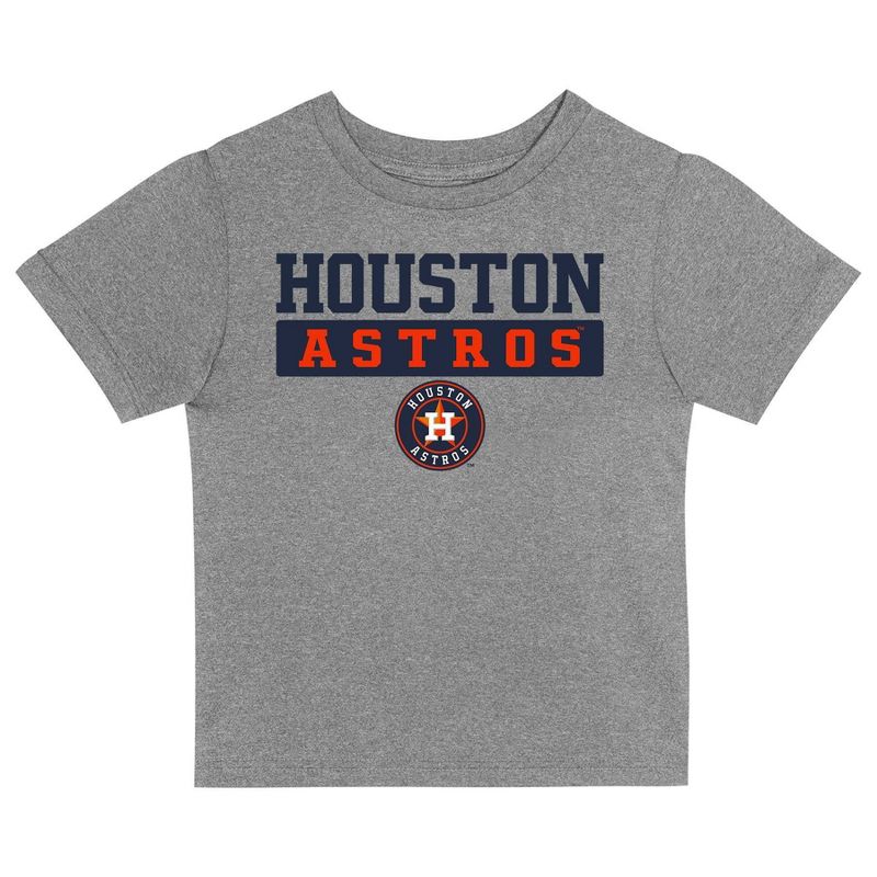 MLB Houston Astros Toddler Boys&#39; 2pk T-Shirt, 2 of 4