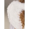 HalloweenCostumes.com Heavenly Toddler Angel Costume with Divine Design - White Robe, Gold Sash, Halo Headband, Faux Feather Wings - 2 of 4